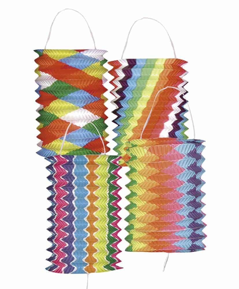 Lampion multicolore 16 cm