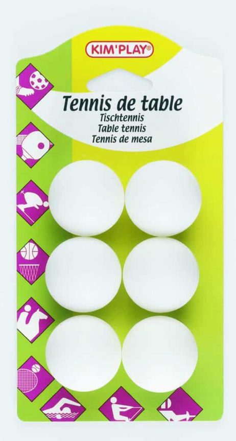 6 Balles De Tennis De Table TSP Vintage - Japon - Neuves En Boîte