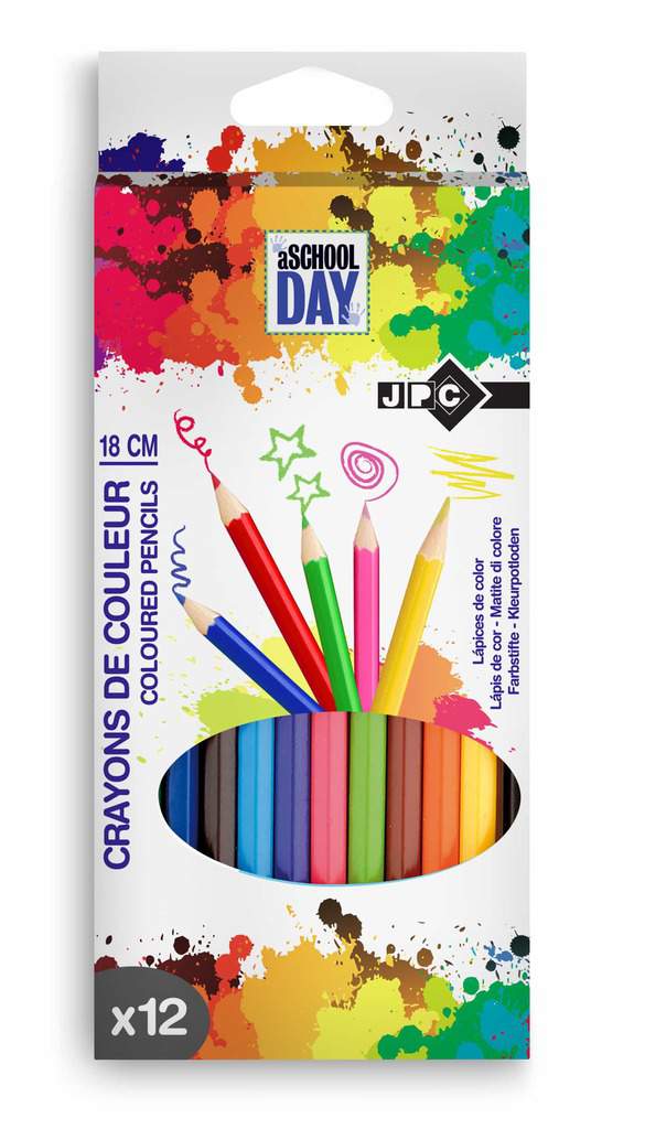 Crayons de couleurs x 12