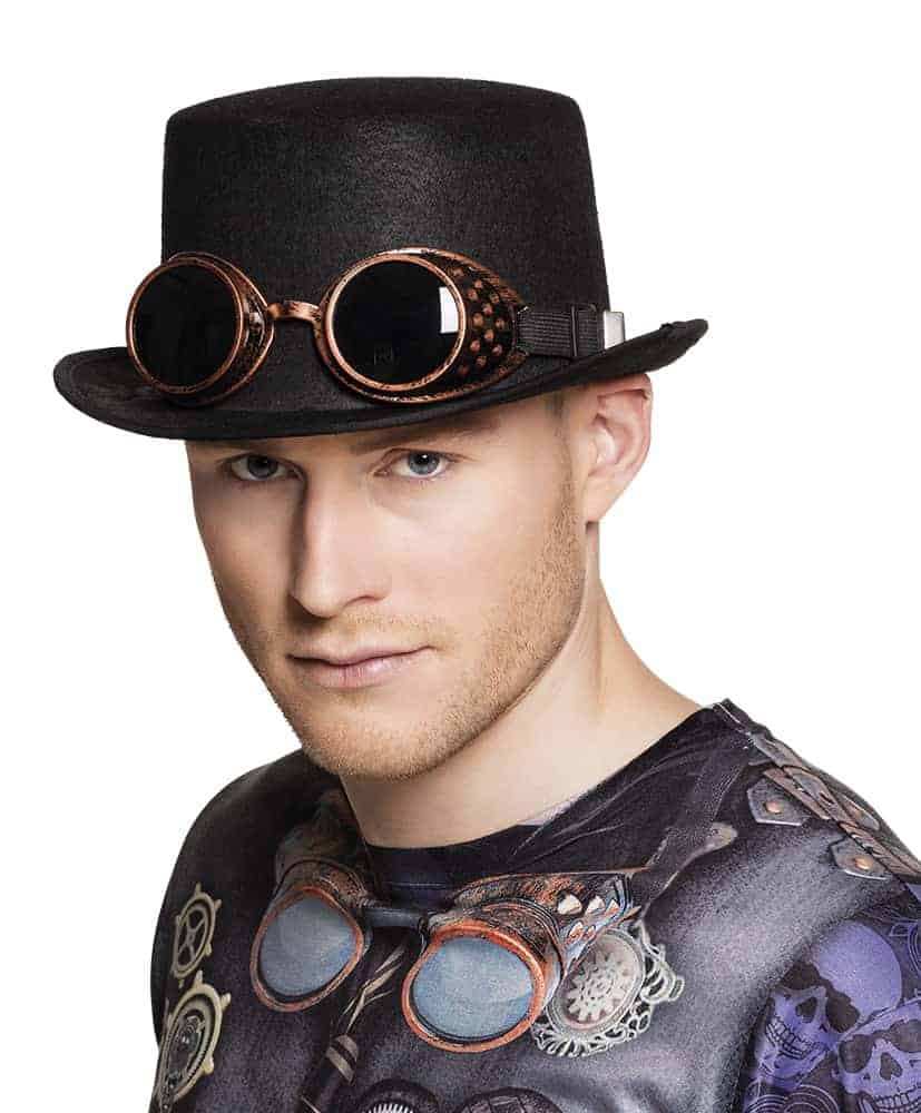 Chapeau steampunk haut de forme