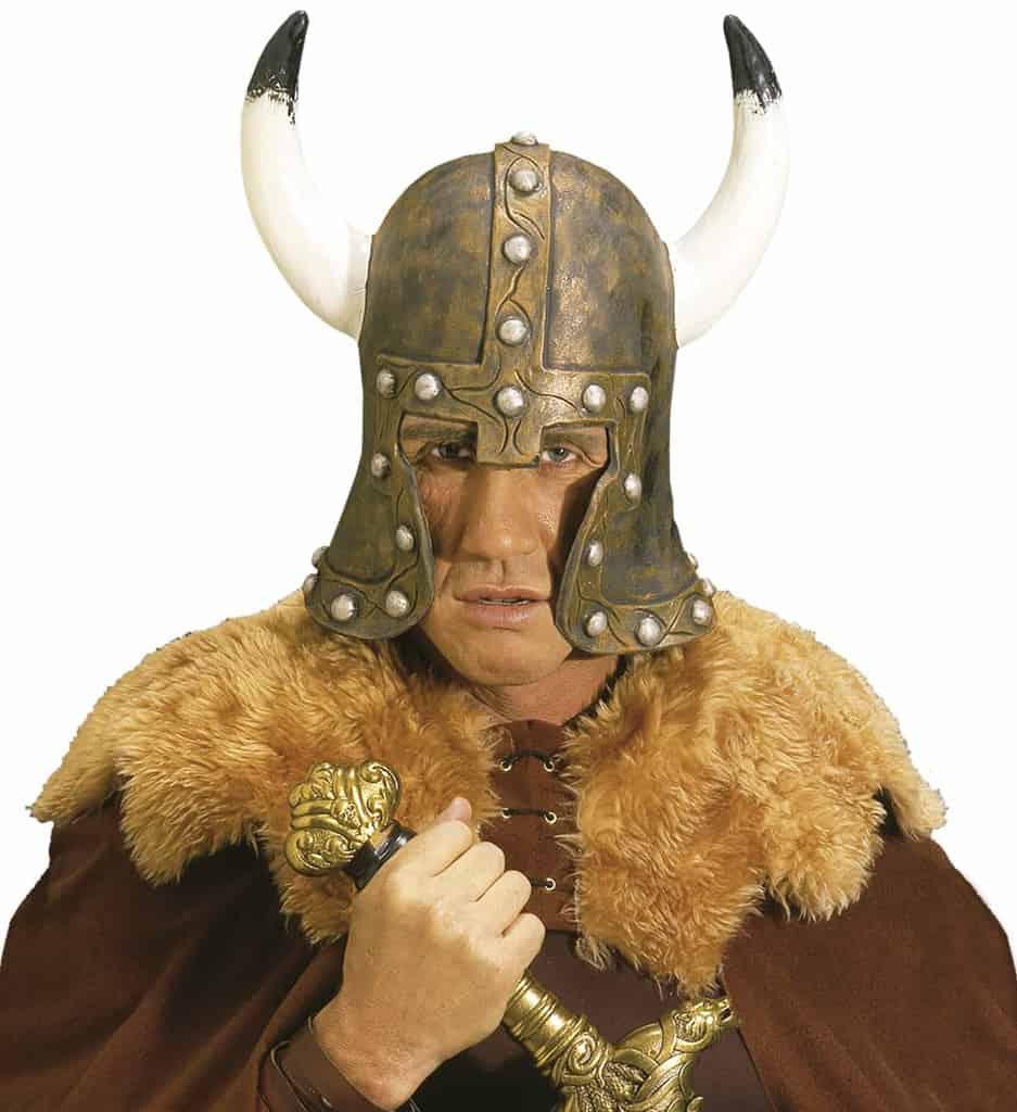 Casque viking en latex