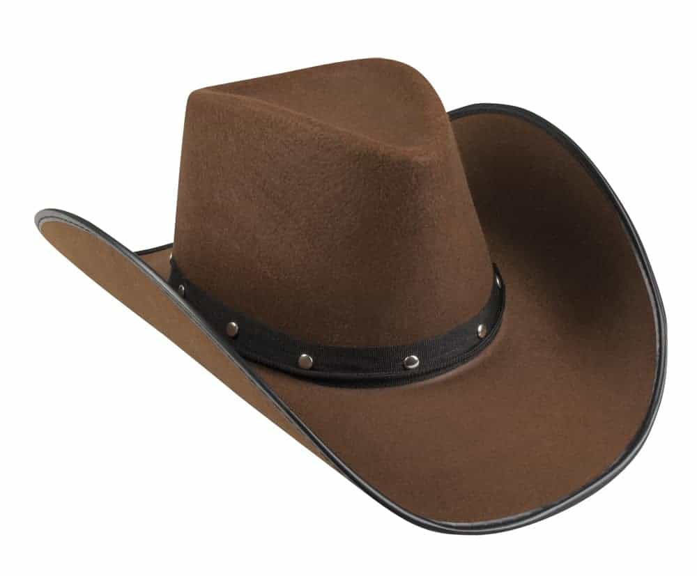 CHAPEAU COW BOY RODÉO (Chapeau marron) – Image 3