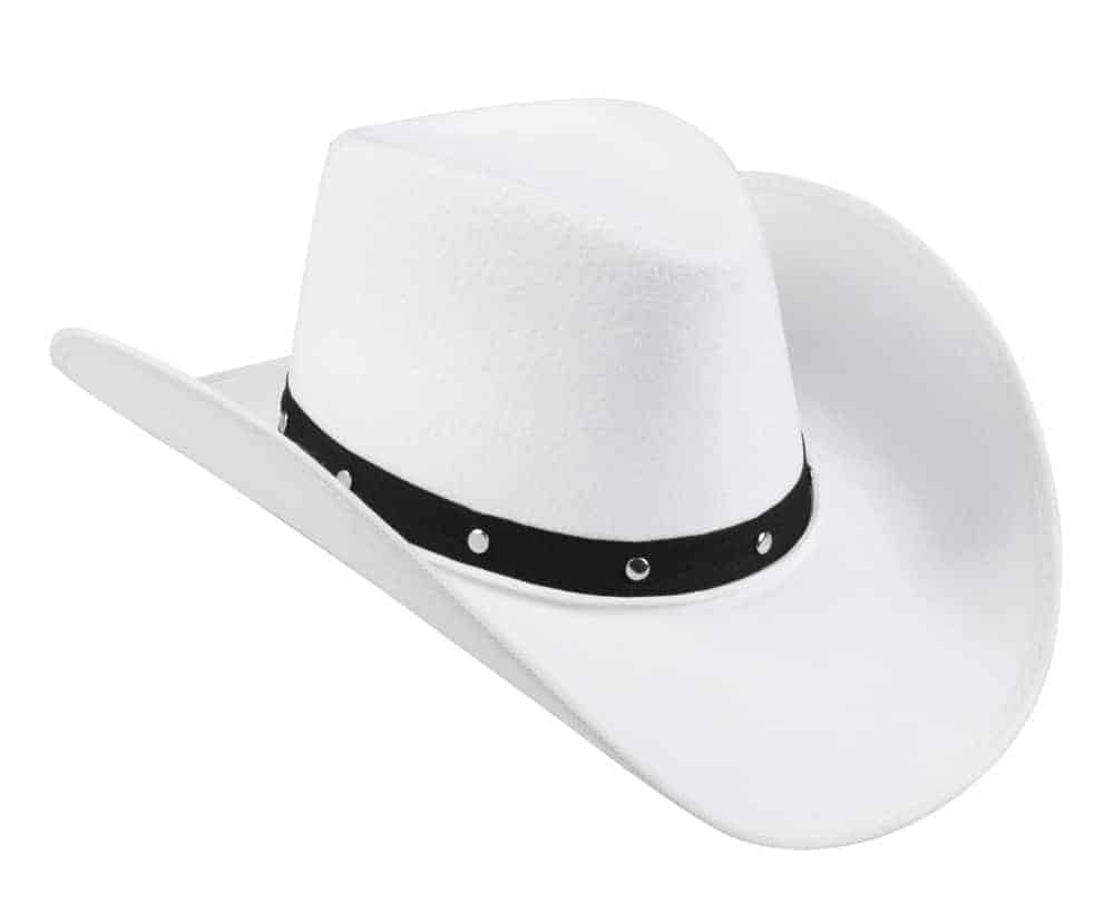 CHAPEAU COW BOY RODÉO (Chapeau blanc) – Image 3