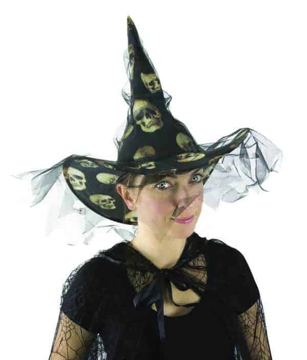 Chapeau sorciere + voile
