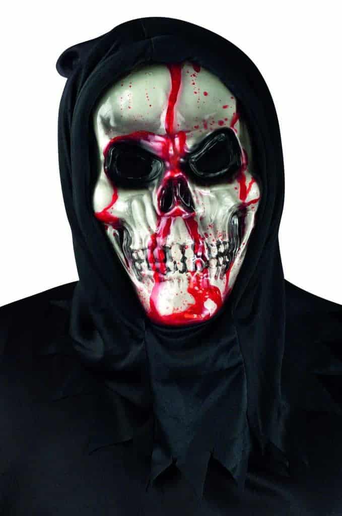 Masque squelette sanglant