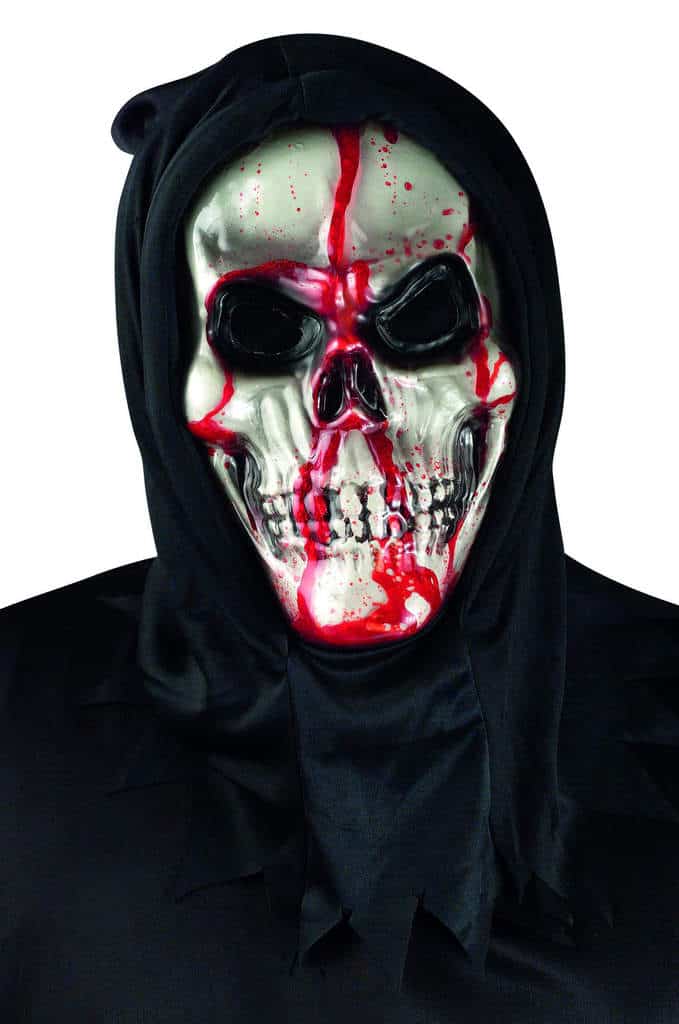 Masque squelette sanglant
