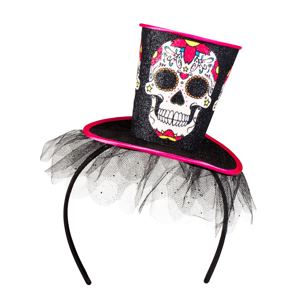 MINI CHAPEAU MUERTE (Chapeau - Jour des morts) Dia de los muertos