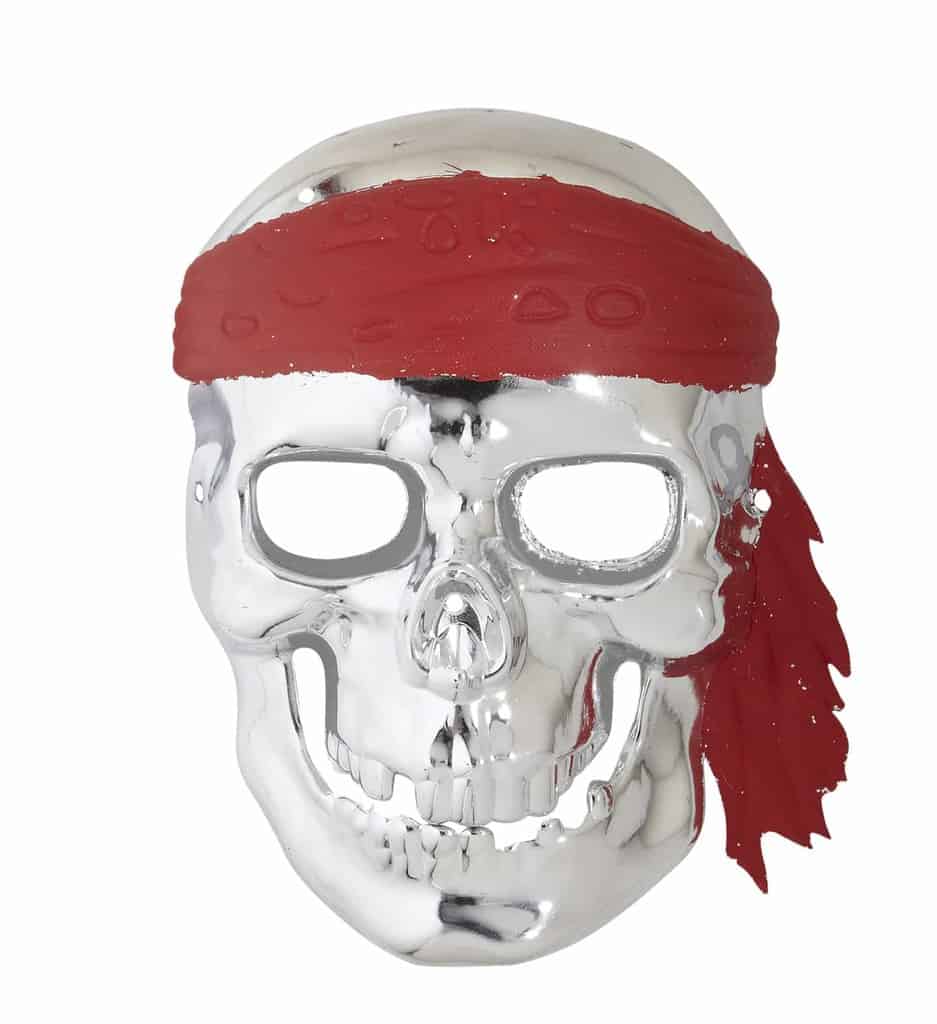 Masque pirate squelette