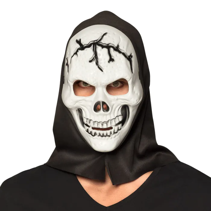 MASQUE DE SQUELETTE avec capuche – Image 1
