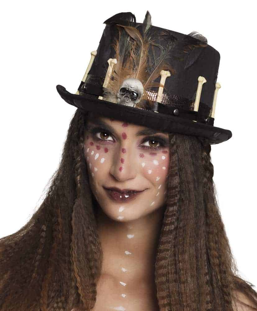Chapeau voodoo noir