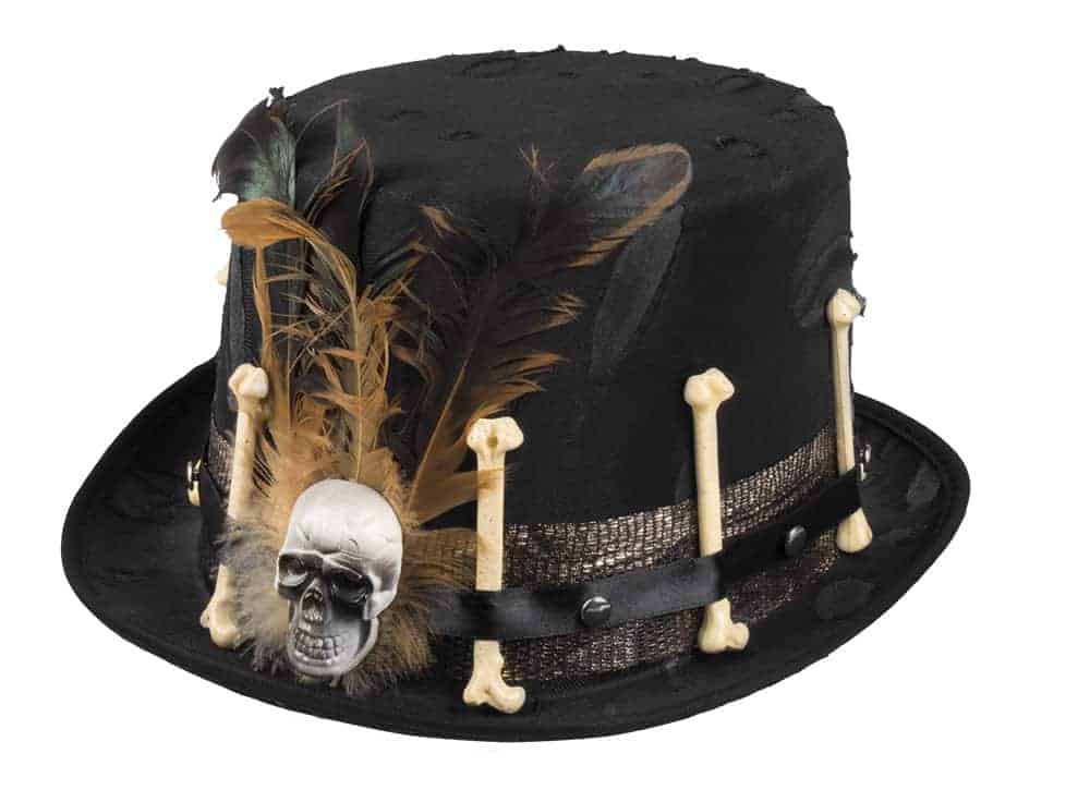 CHAPEAU VOODOO NOIR (Chapeau haut de forme) – Image 3