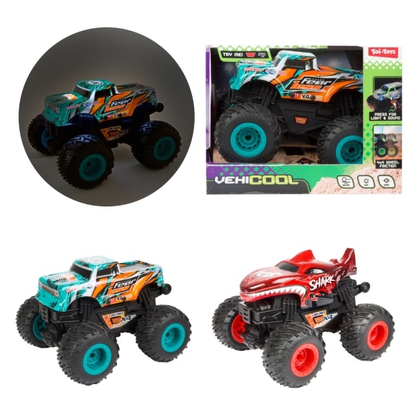 VOITURE MONSTER TRUCK ( 3 coloris modèle aléatoire)