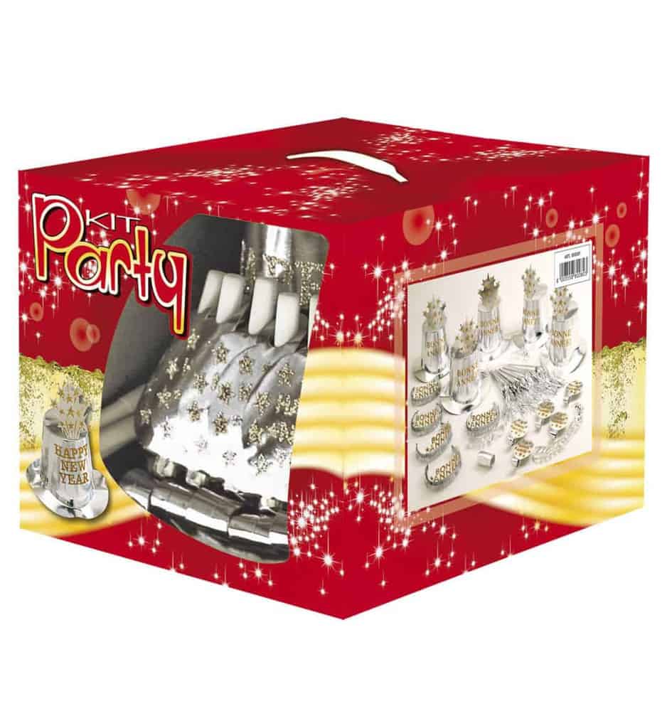 Pack cotillons argents