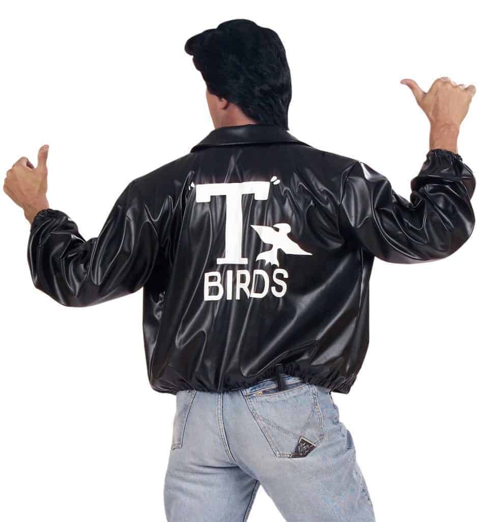 BLOUSON NOIR DES T-BIRDS (Blouson Homme - Taille M/L)