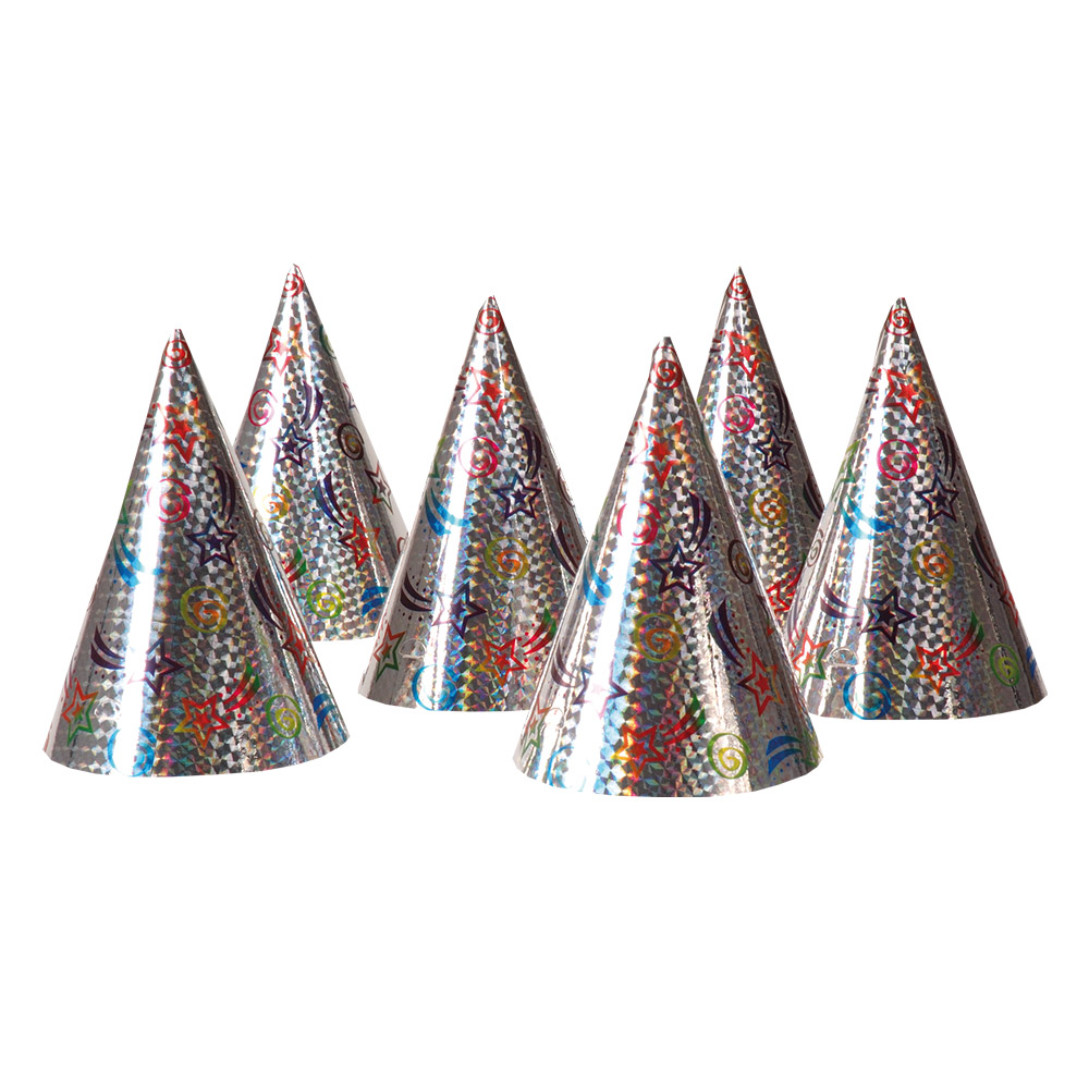 CHAPEAUX POINTUS MÉTAL (72 chapeaux en cartons)