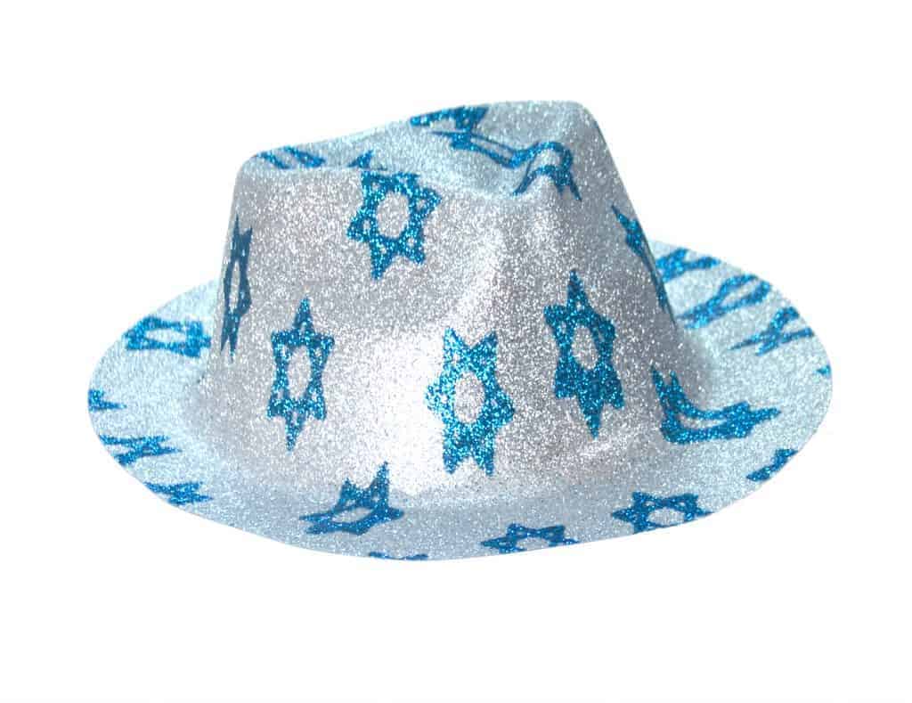 BORSALINO MAZEL TOV (Etoiles de David +paillettes) Assortiment 3 coloris