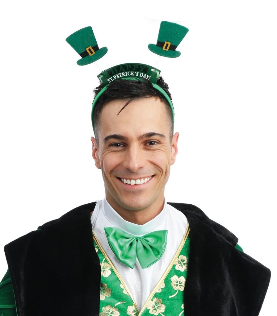 SERRE TETE ST PATRICK (Mini chapeau serre tête)