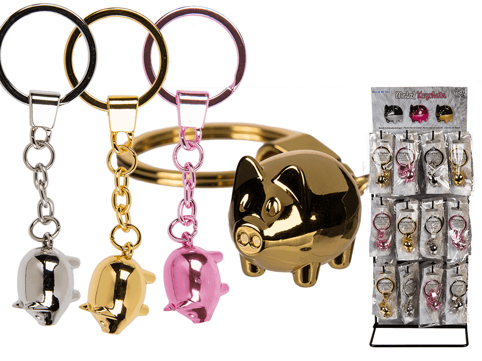 Porte clé cochon fun