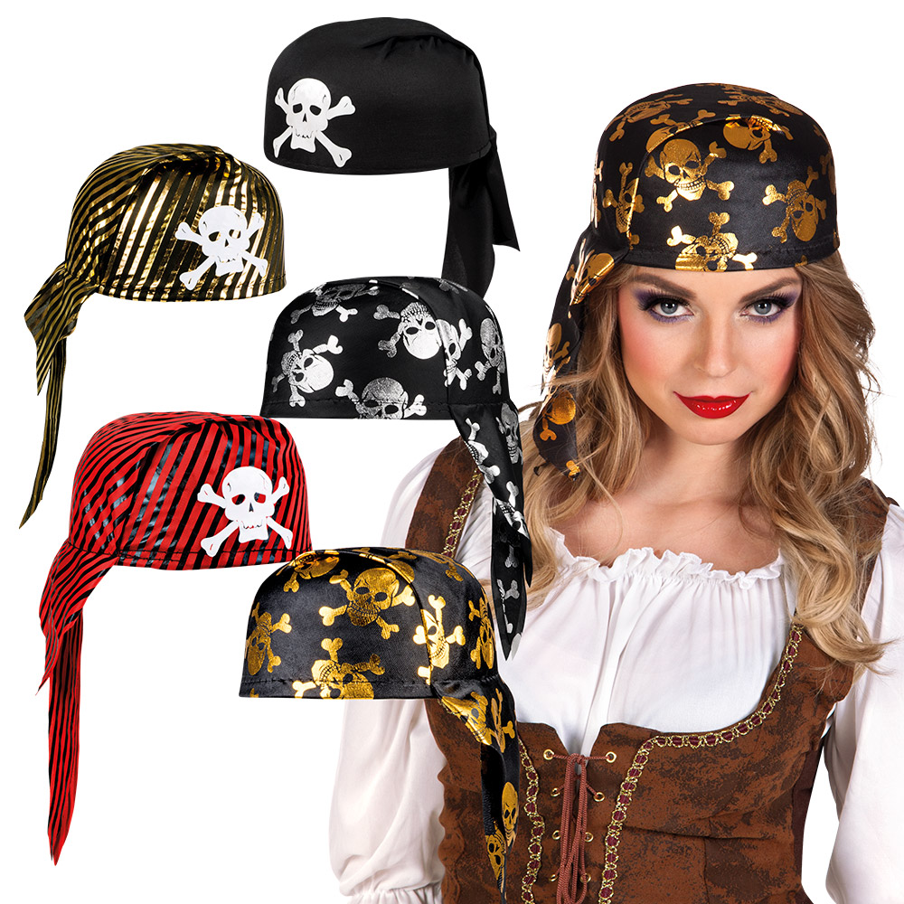 BANDANA PIRATE (Assortiment 5 coloris)