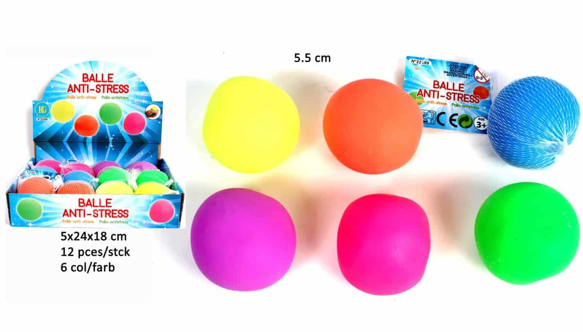 Pack balles anti stress