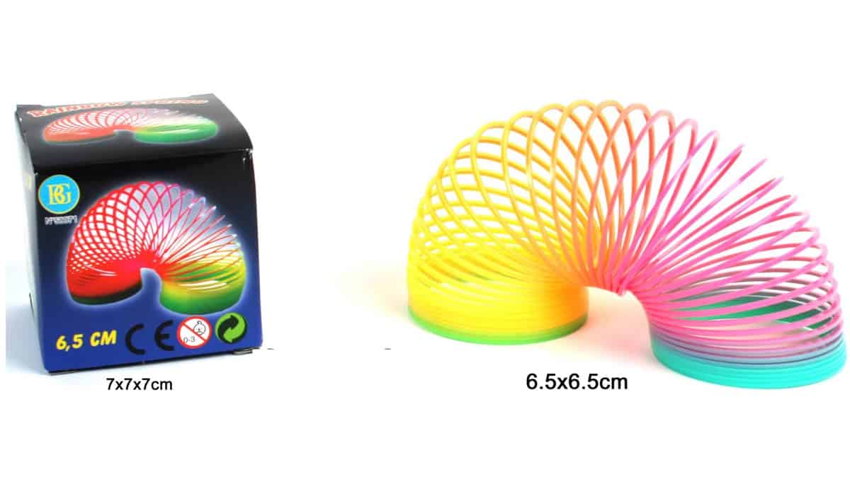 Ressort magique arc en ciel