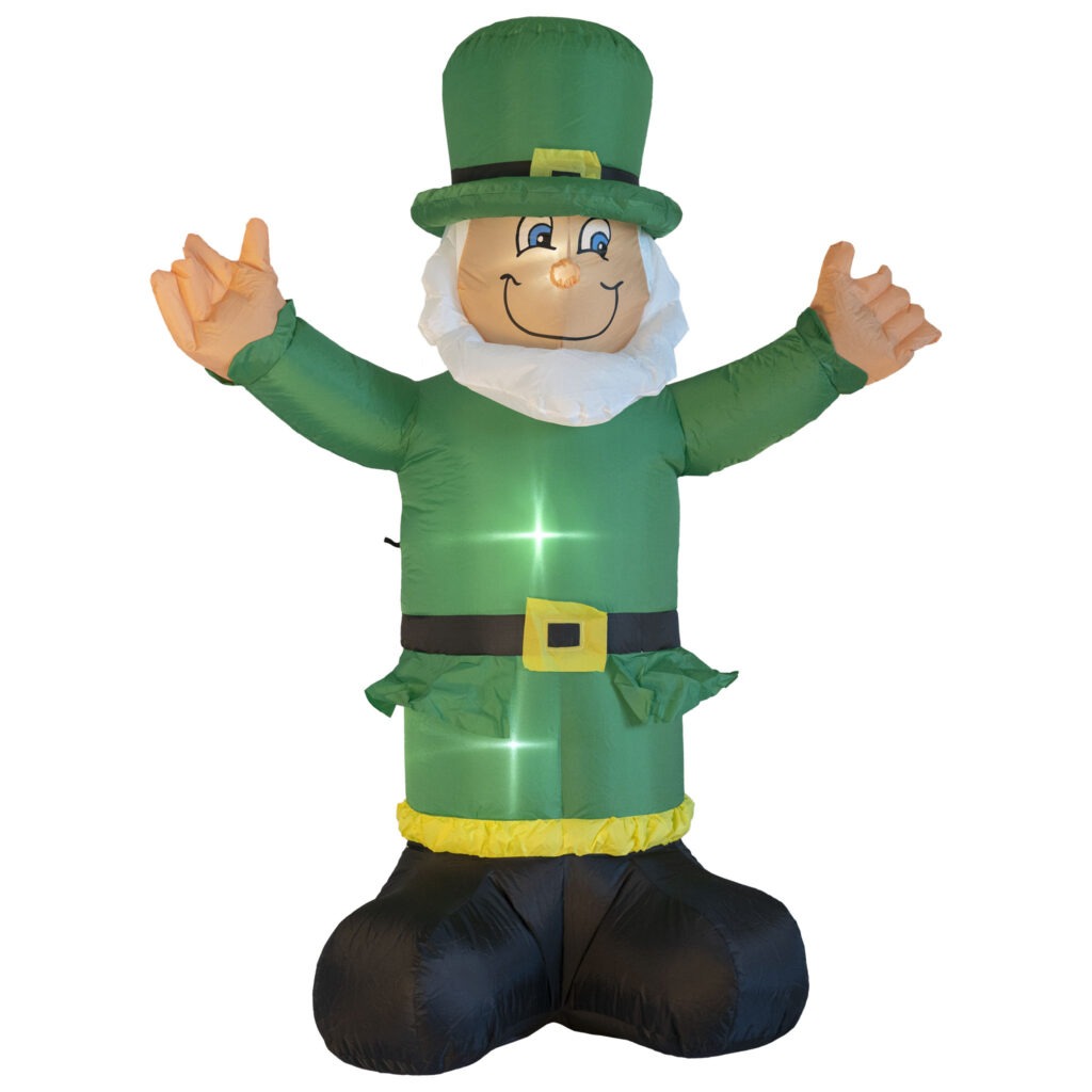 GONFLABLE SAINT PATRICK (Auto gonflant lumineux) Hauteur 180 cm