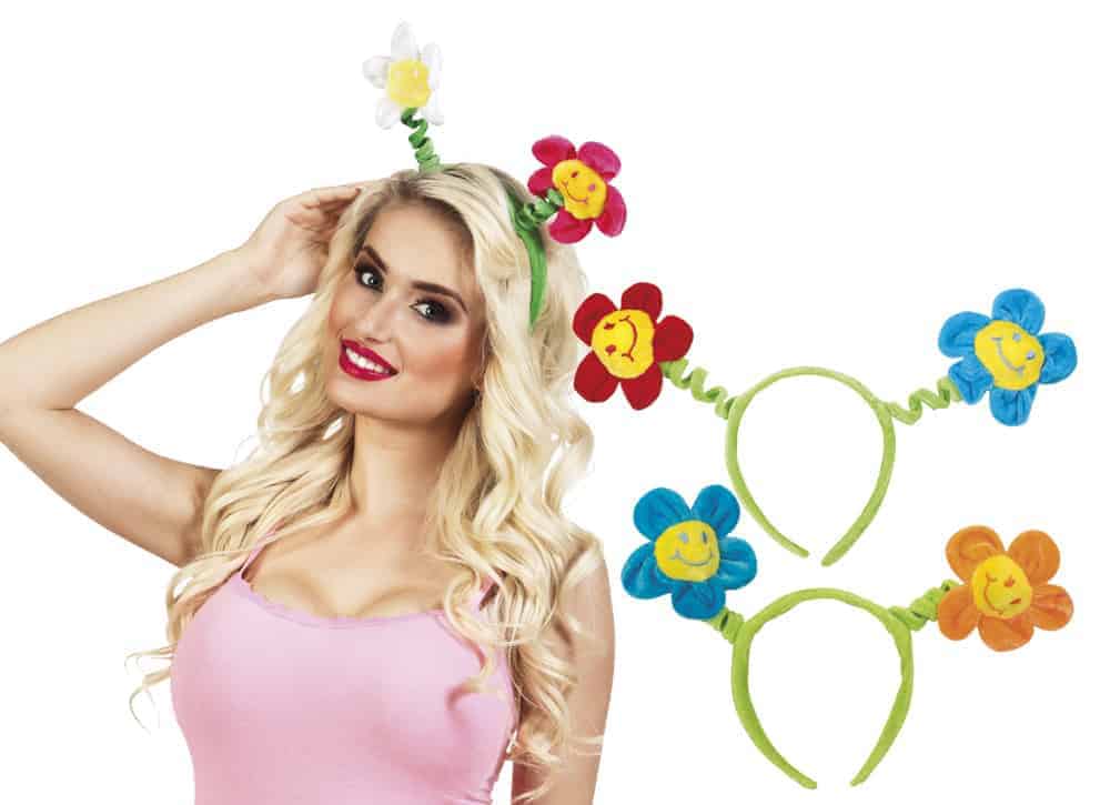 Serre tête avec fleurs