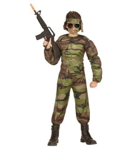 Costume super soldat enfant