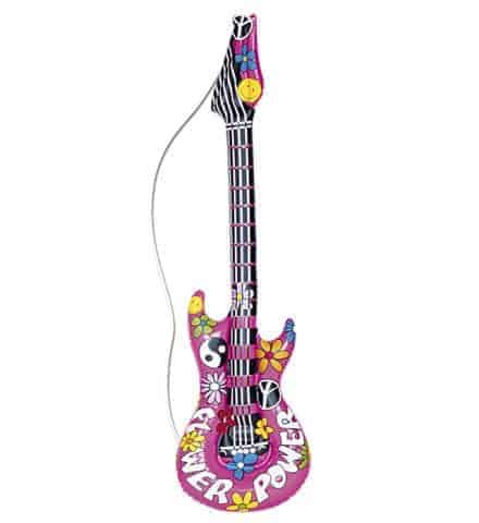Guitare hippie gonflable