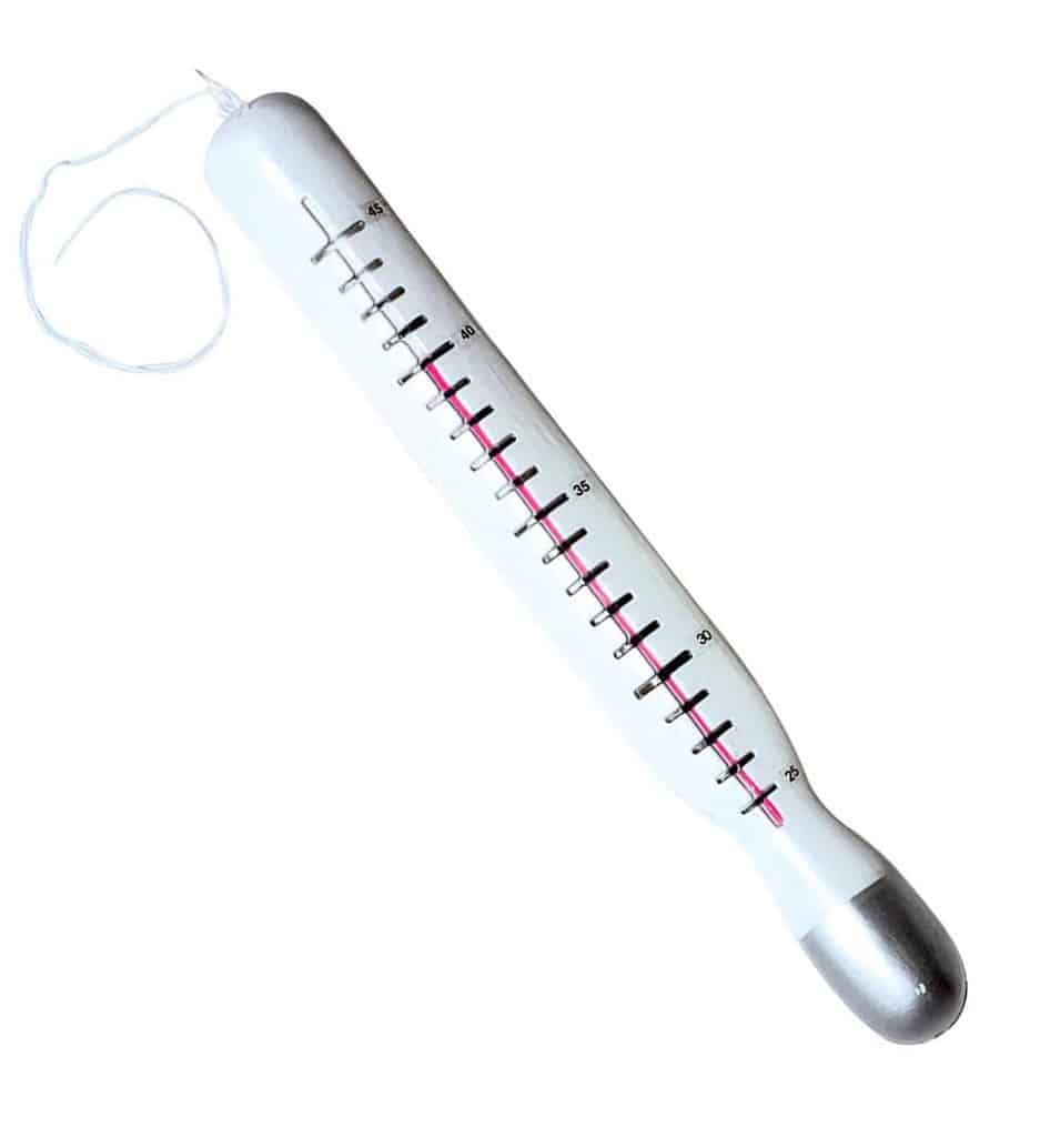 Thermomètre géant 37 cm