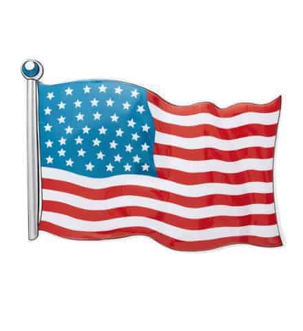Drapeau USA en pvc