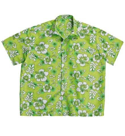 Chemise hawaienne verte