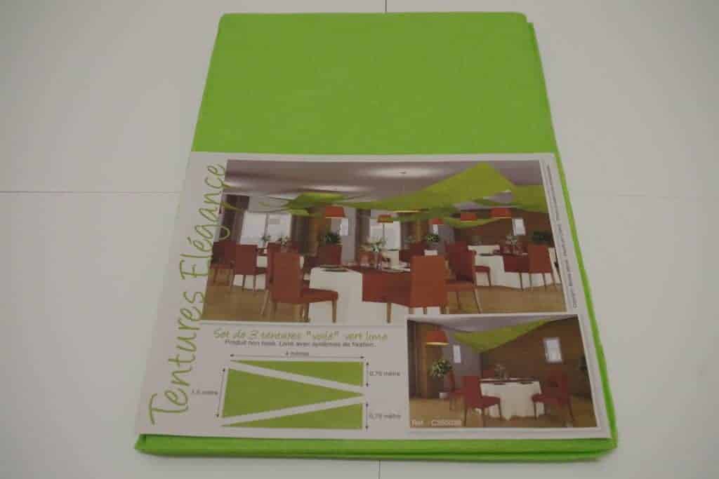 TENTURES POUR PLAFOND (Couleurs assorties)