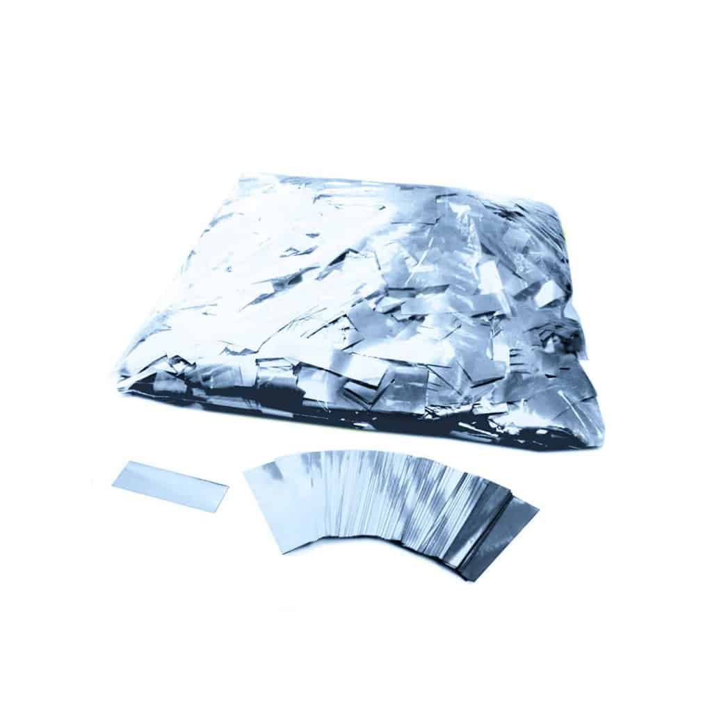 Confettis argentés métal