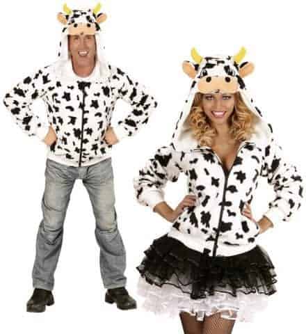 Blouson polaire vache