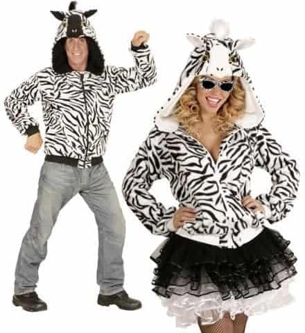 Blouson polaire zebre