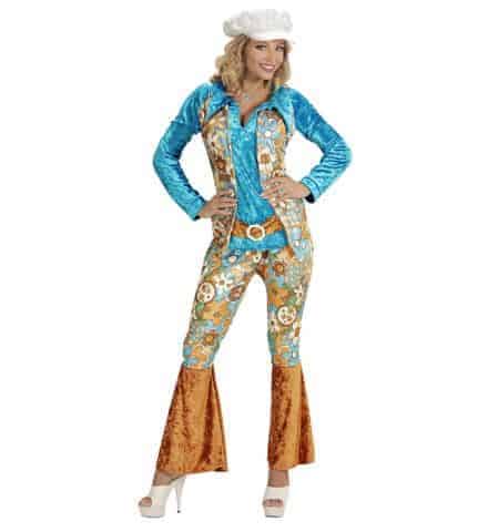 Costume velours hippie