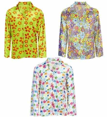 Chemise velours a fleurs