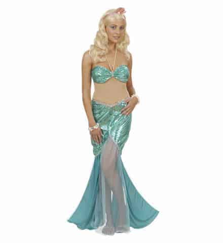 Robe bleue de sirene