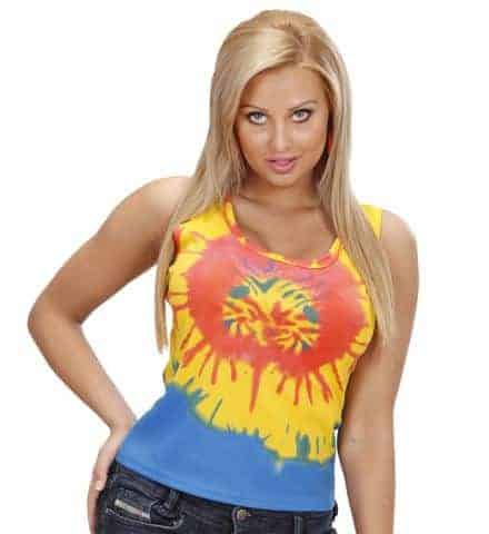 t-shirt tye die femme
