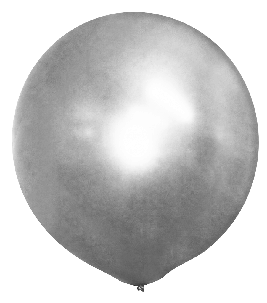 Ballon argent géant