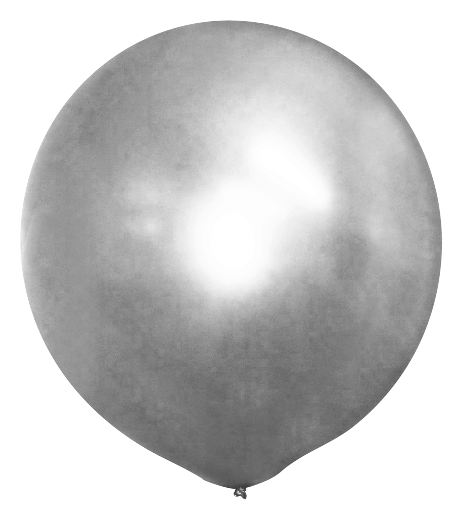 Ballon argent géant