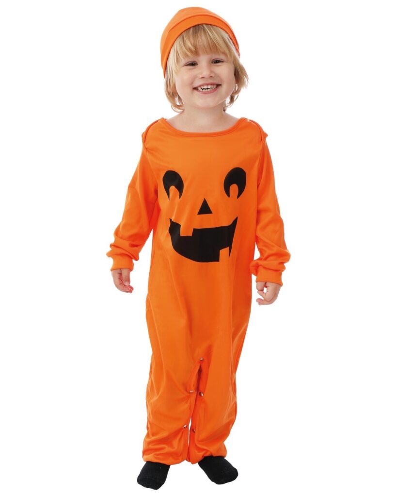 COSTUME PETITE CITROUILLE Taille enfant 3/4 ans