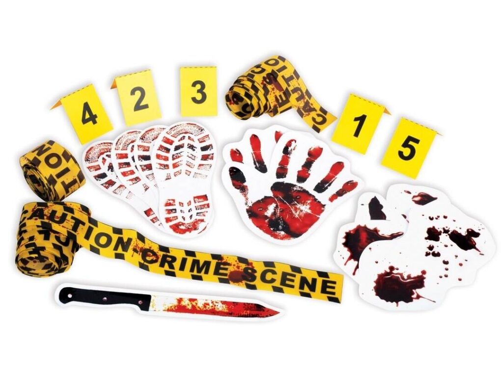 KIT SCÈNE DE CRIME ( 33 pièces )