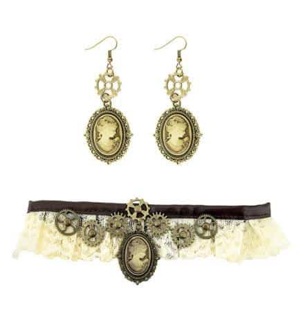 RAS DE COU STEAMPUNK (Collier en dentelles)