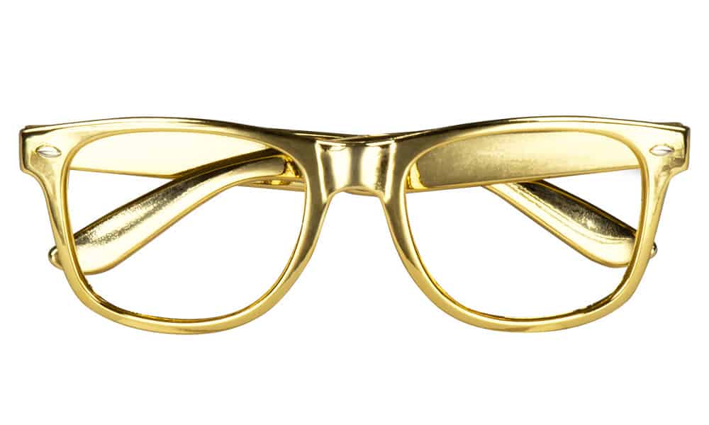 LUNETTES - SANS VERRES (Set 3 paires de lunettes) Monture Dorée – Image 3