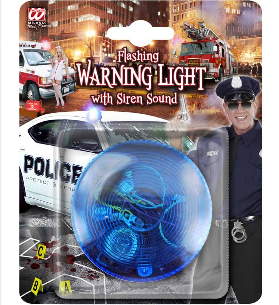 GYROPHARE DE POLICE (Lumière bleue et son)