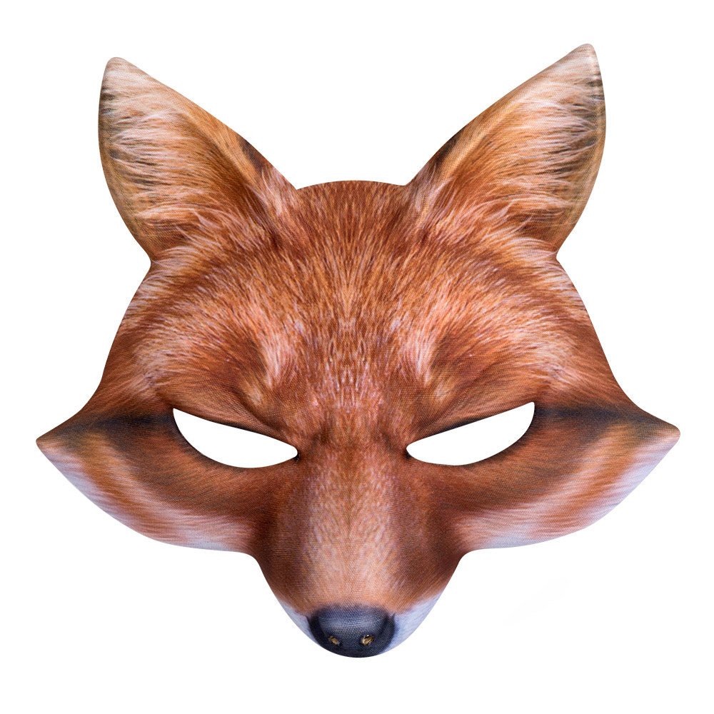 MASQUE DE RENARD (Masque en plastique)