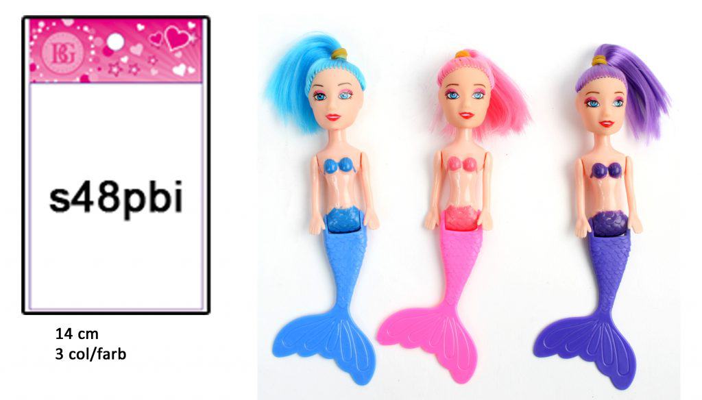PETITES POUPÉES SIRÈNES (Dimension 14 cm - 3 coloris)