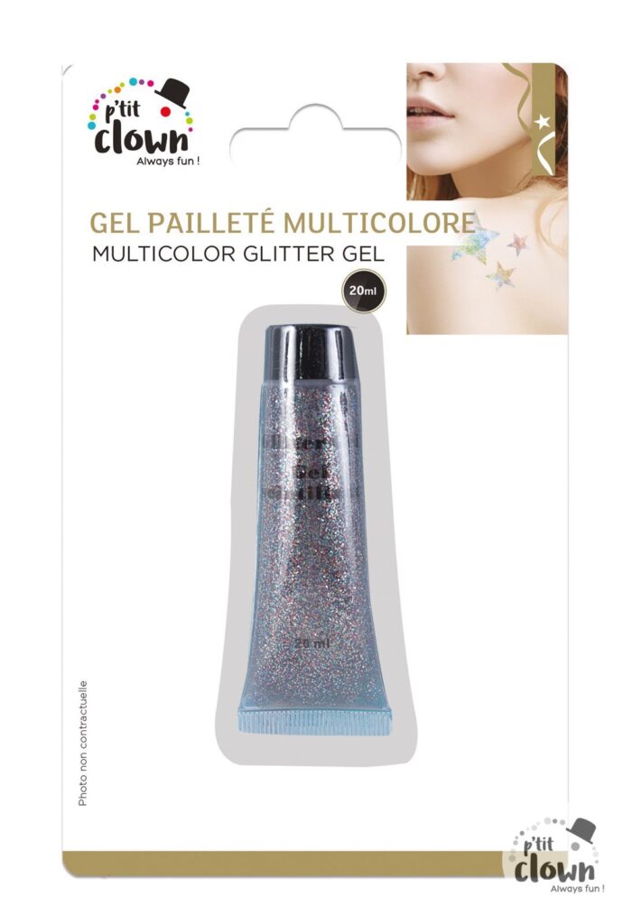 FOND DE TEINT PAILLETTES (Paillettes multicolores) Tube de 20 ml